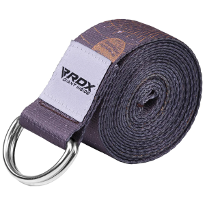 RDX D-Ring Steel Buckle Cotton Yoga Strap D04- Brown