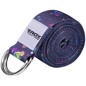 RDX D-Ring Steel Buckle Cotton Yoga Strap D03- Purple